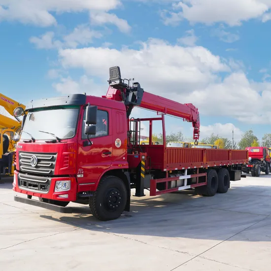 Jqcm China 12ton Jibs Crane Mounted Truck Lifting Crane