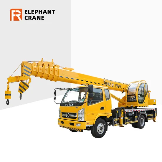 China Construction Lifting Equipment Crane 10 Tons Truck Crane Hydraulic Truck Mounted Mobile Crane Heavy Duty Telescopic Boom Truck Crane Lifting Equipment