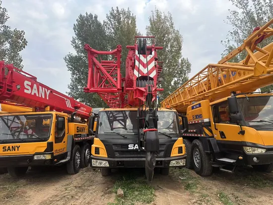 Used Truck Crane Sany Stc500s Secondhand 50t Derrick Equipment Heavy Hoist for Sale