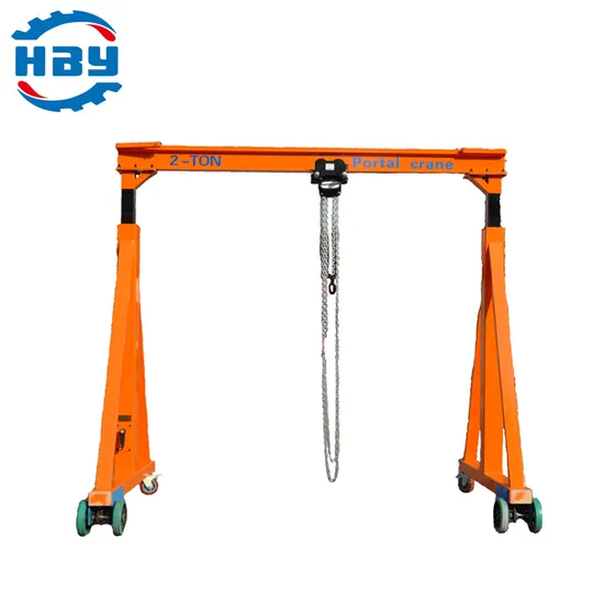 5 Tons Customized Light Duty Portable Gantry Crane