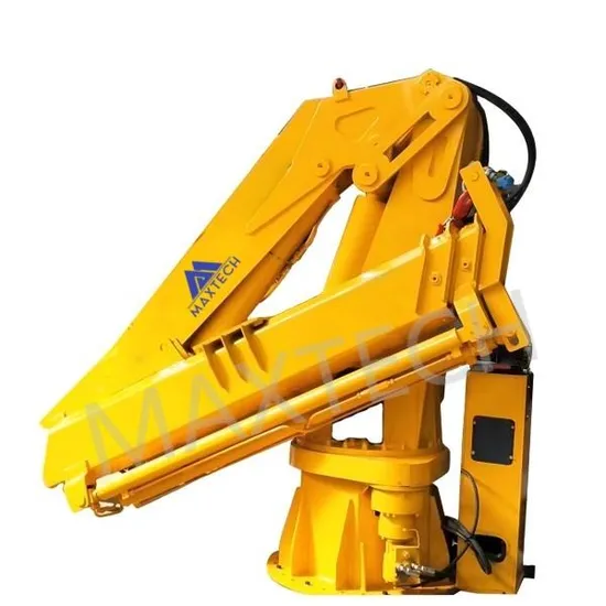 Powerful Knuckle Telescopic Boom Port Crane with High Lifting Capacity