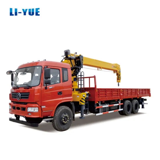12 Ton 6X4 Dongfeng Classis Small Truck Mounted Crane with Spare Parts