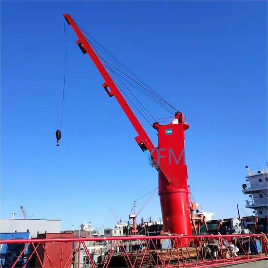 Rugged Offshore Crane with High-Strength Steel and Anti-Corrosion Coating for Harsh Offshore Environments