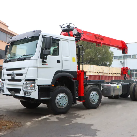 12ton Truck Mounted Crane Telescopic Boom Crane Lift Truck