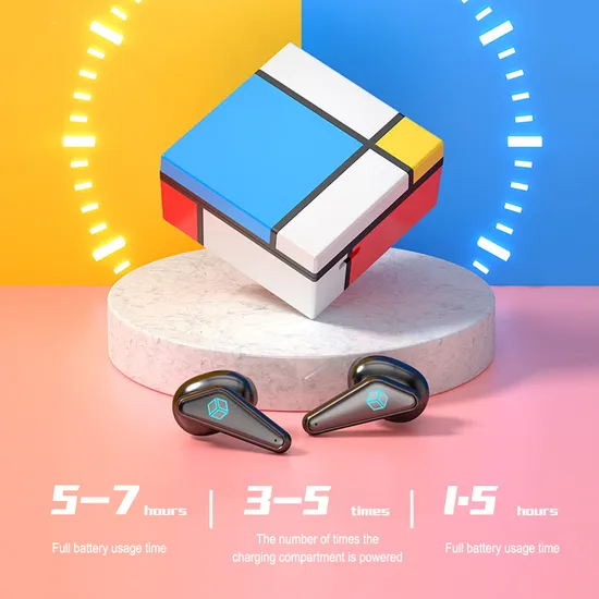 Hot Selling LED RGB Gaming Tws Mini Wireless Earphones