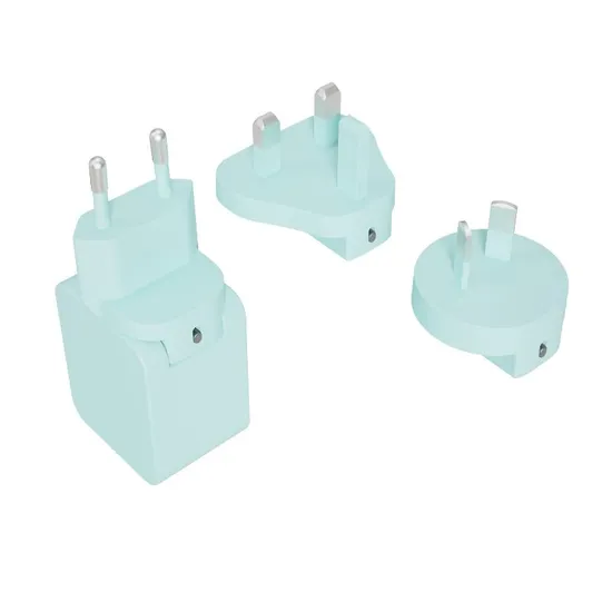 EU Us UK Plug 45W Dual Ports Type-C USB a Wall Portable Charger for Travel