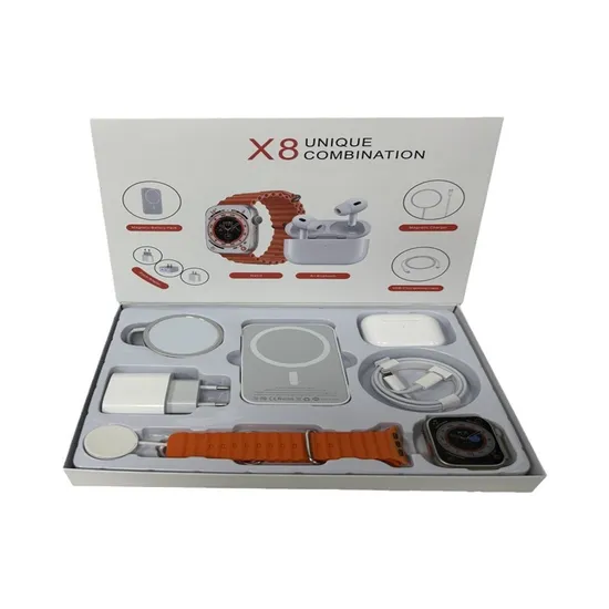 Bluetooth Earphone Mobile Phone Accessory Gift Box Set with Fast Charger Adapter