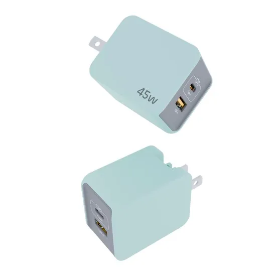 Travel Adapter Charging 2 USB Ports and Fast Pd 45W Power Quick Charger