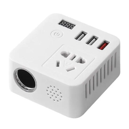 Car Inverter 12V24V to 220V Car Truck Converter Power Supply QC3.0 Fast Charge Charger Socket