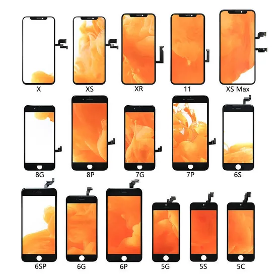 for iPhone Original OLED Screen LCD Display Digitizer Front Touch Replacement Jk Rj Gx for iPhone X Xs Xr 11 12 13 14 15 16 Glass Change TFT Incell