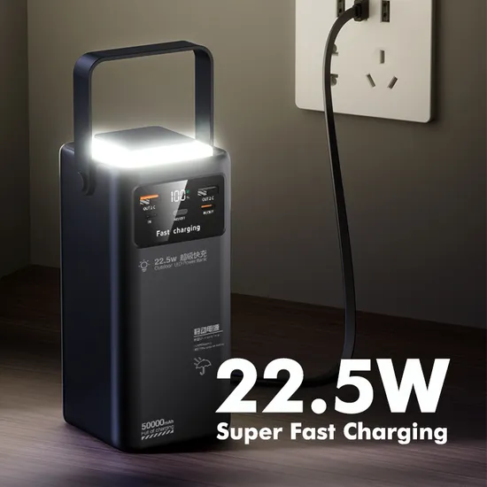 Fast Charging 50000mAh Waterproof Power Station for outdoor Travel