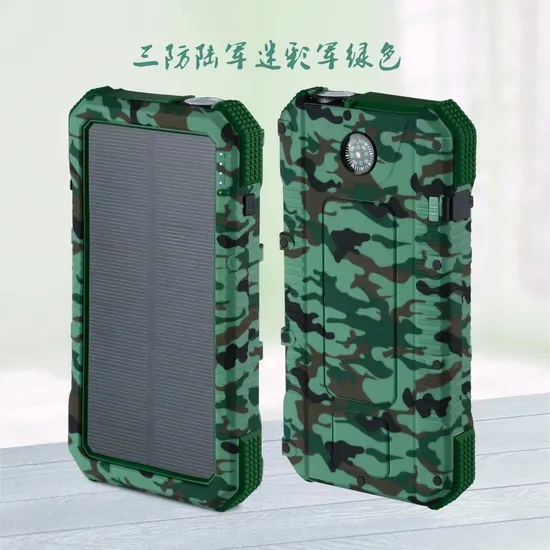 Outdoor Portable Pd Cigarette Lighter Sos Lamp Solar Phone Charger Power Bank