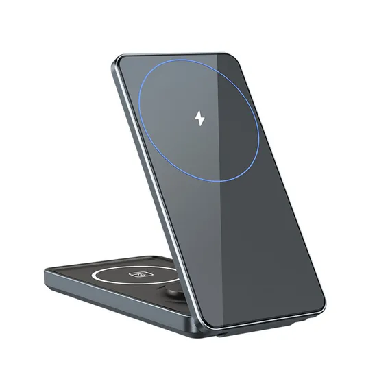 15W 3 in 1 Qi Wireless Charger Fast Folding Wireless Charging Station