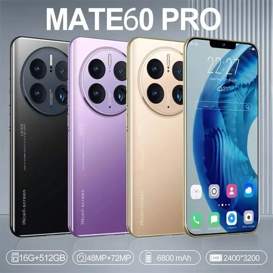 Wholesale Original Mate60 PRO cellular Android Smartphone 5g Mobile Phone