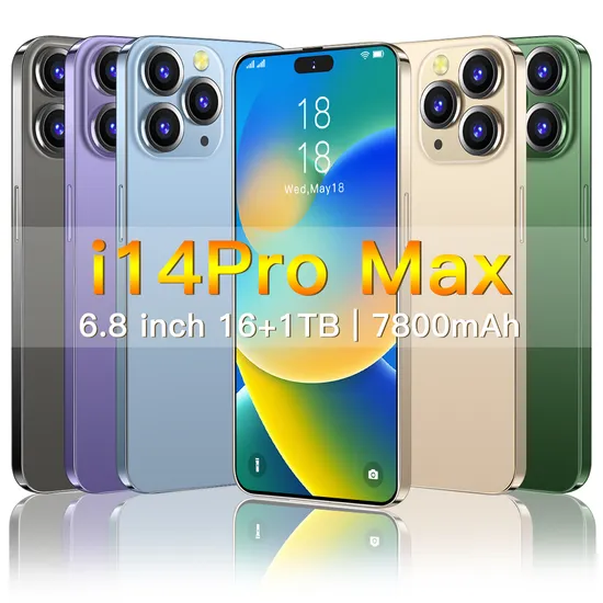 Wholesale Factory Global Version Phone 14 PRO Max 512 GB Mobile Phone Android 6.8 HD Inch Smartphone