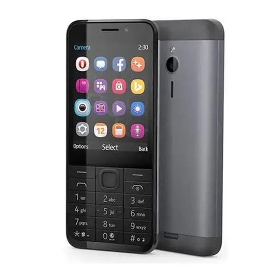 Nok 230 Dual SIM Factory Unlocked Simple Super Cheap Classic Bar Cell Phone