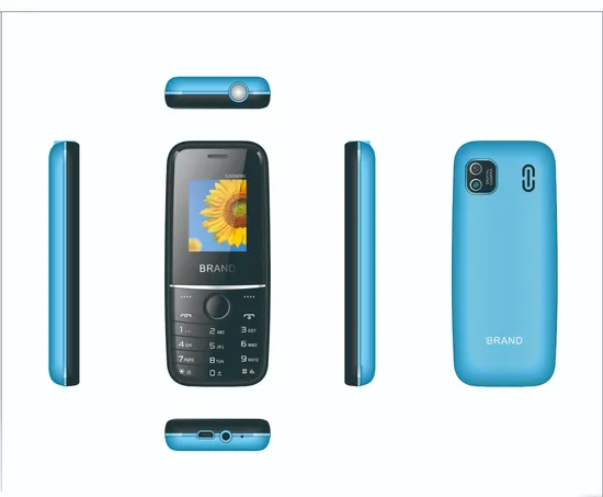 Hot Selling 1.77 Inch Full Super Slim Small Keypad Mobile Phone