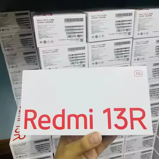 Low Price Deal Unlocked Red Mi13r 128GB Original Smart Phone Smartphone 5g Android Mobiles Second Hand Game Phone
