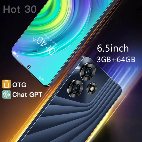 2024 New Smart Phone 3GB 64GB 6.5inch Original Smart Mobile Phones Android 9 Cell Phone cellular Low Price Mobile Phone