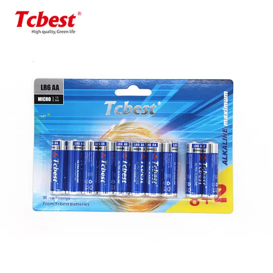 1.5V Lr6 AA Non Rechargeable Alkaline Battery Premium Dry Batteries
