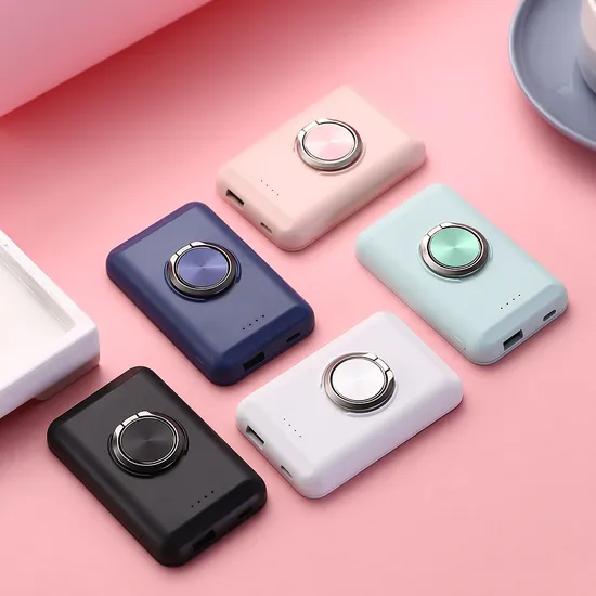 15W Ultra Slim 5000mAh Power Bank Magnetic Wireless Fast Charging