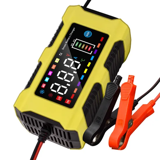 The Newest 12V6a Lead-Acid Battery Charger for 2024 Includes a Touch Screen