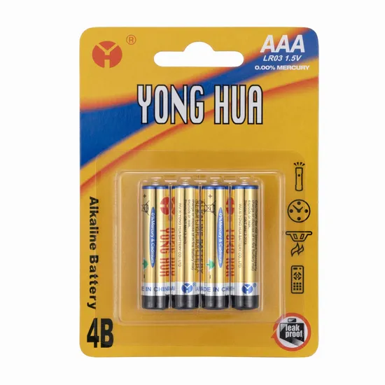 China Dry Battery Manufacturer 1.5V AA Am3 Lr6 Alkaline Battery