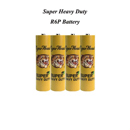 Tiger Head R6p Metal Super Heavy Duty1.5V D Gas Stove AA Cell AAA Battery for Flashlights