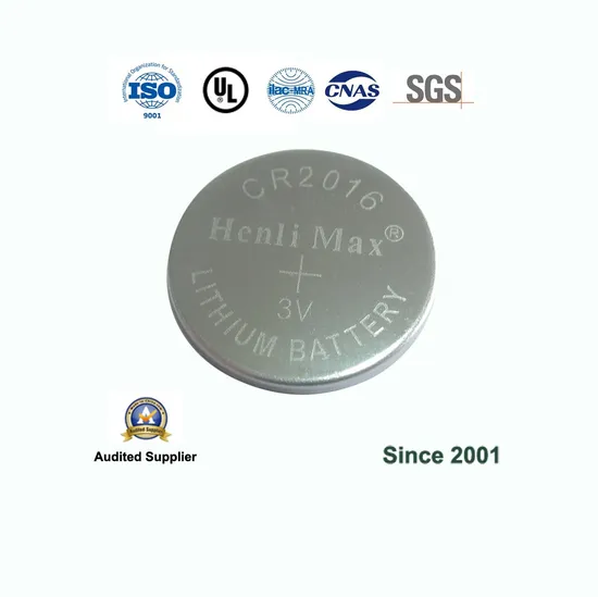 Henli Max Cr2016 Primary 3V Lithium Button Cell Coin Battery