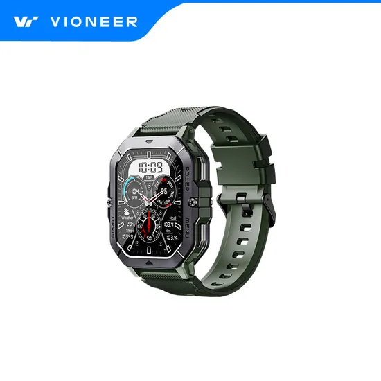 Vioneer New Arrival Super High Quality Heart Rate SpO2 Blood Pressure Bluetooth Call and Message Outdoor Sports Bracelet Smartwatch