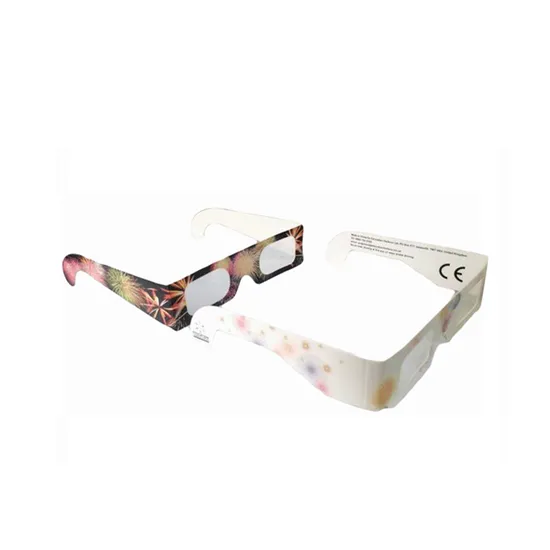 3D Fireworks Rainbow Spiral Prism Paper Cardboard Diffraction Glasses for Rave Party Favor Women Man Glasses Funny Festival