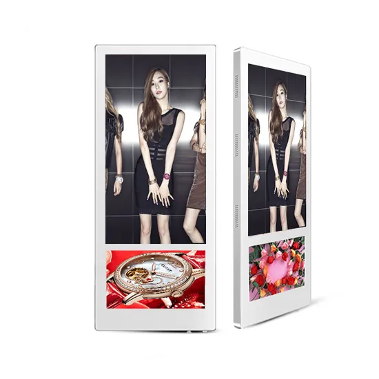 23.6′ ′ +19′ ′ Multimedia Advertising Player TFT LCD Display Ad Player WiFi Network HD Digital Signage Passenger Elevator Screen