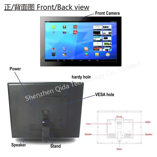 7 Inch SD USB Digital Photo Frame in Plastic