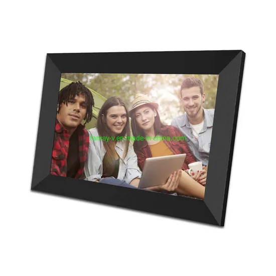 Black 10inch WiFi Digital Photo Picture Frame for Advertising