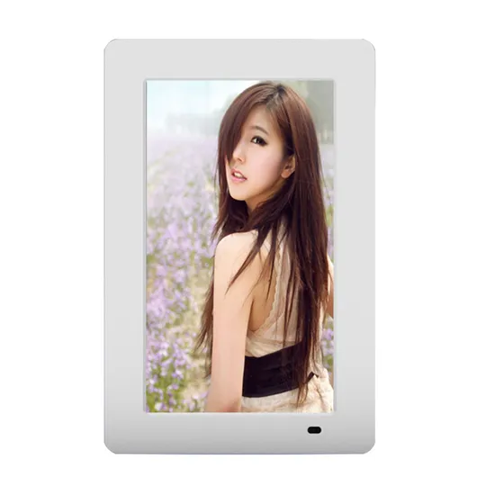 12 Inch TFT LCD Screen LED Backlight Vertical Digitla Photo Frame with Optional Full HD 1080P
