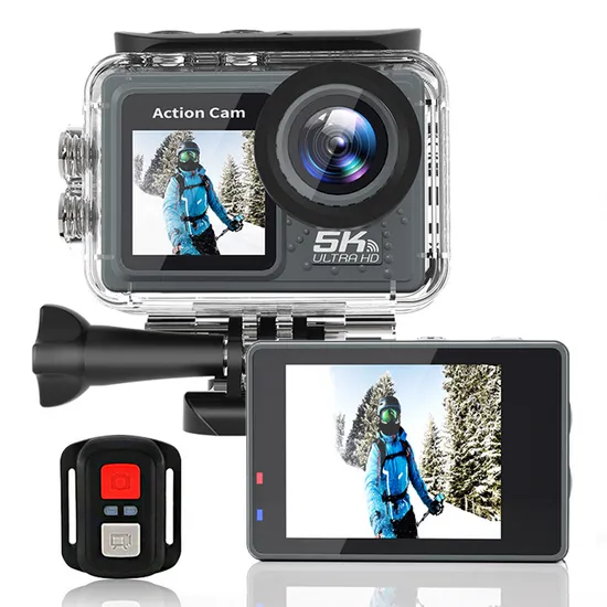 F300AAR-G Action Camera 24MP 5K Ultra HD 30m Waterproof Outdoor Sports Camera with Remote Control