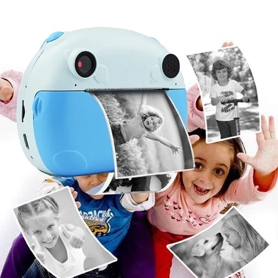 2025 New Mini Camera for Children with Photo Printing Thermal Paper 2.4" Screen Children Camera Printing