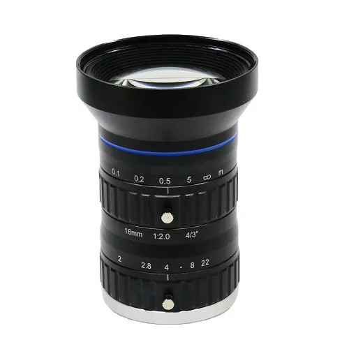 F2.0 16mm 4/3" 12MP C-Mount Fa Industrial Camera Machine Vision Lens