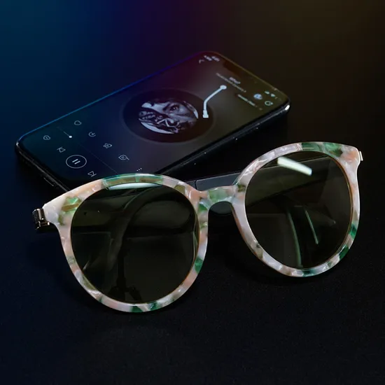 Custom Frame Smart Eyeglasses UV Polarized Smart Sun Glasses Bluetooth 5.0 Smart Bluetooth Music Glasses