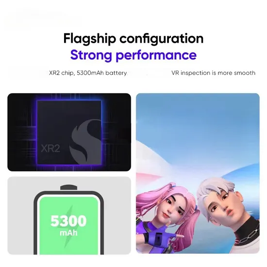 Vr Headset Rts 8g 128g All-in-One Virtual Reality Headset Pico4 3D Vr Glasses 4K+