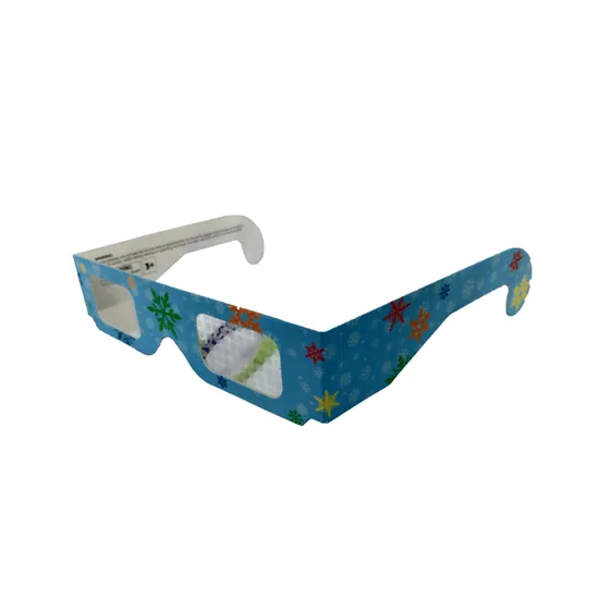 Diffractive Glasses Plastic Glass Diffraction Raster Paper Card Firework Glasses 3D Glasses