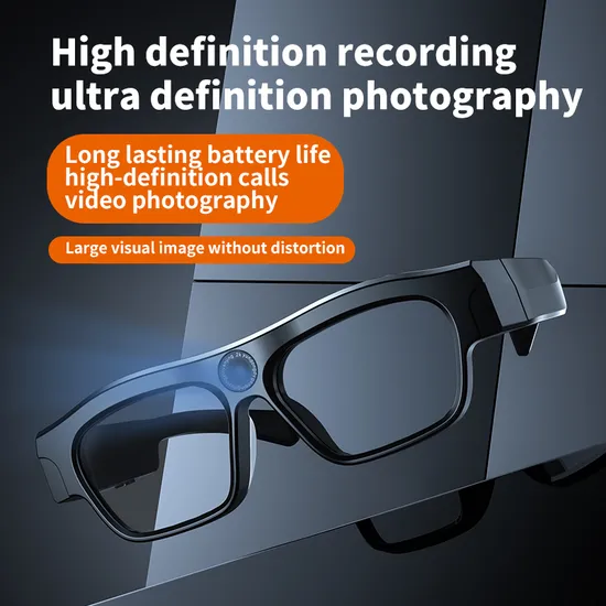 Hot Sale Anti Blue Light Wireless DV Bluetooth Video Camera Sunglasses