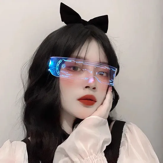 LED Light-Emitting Glasses Bar Disco Party Flashing Glasses