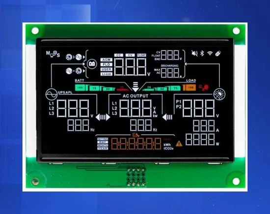 Custom Segment LCD Panel Va Monochrome LCD Module for EV Automotive