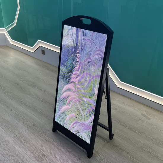 Long Life Slim Foldable LED Panel Portable Video Board Advertising Digital Screen Poster Display