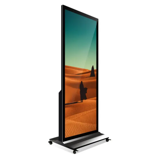 Window Indoor Android Software Kiosk Floor Stand Advertising Equipment Digital Signage Full Screen