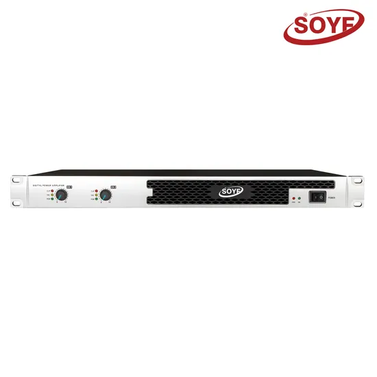 Class D Power Amplifier Professional Amplifier, 150 Watts 4CH High Audio Stereo Digital Amplifier