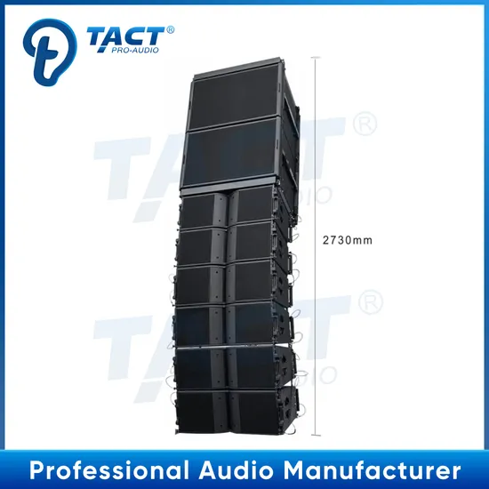 Double 8-Inch Passive Sounds Line Array Speaker for Large Outdoor Performance