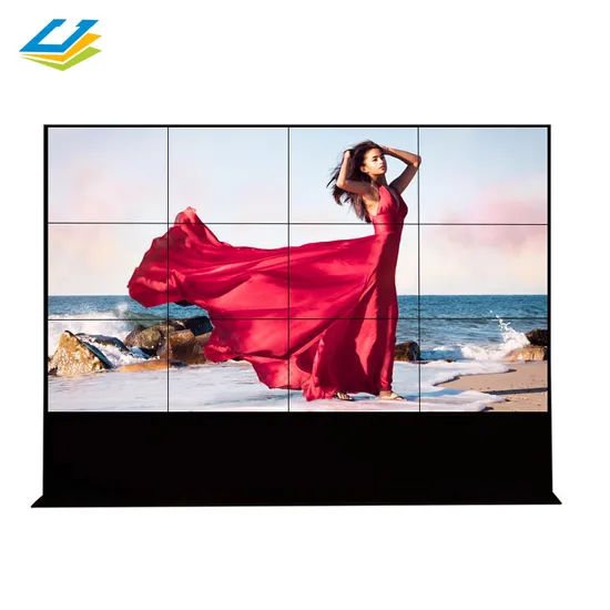 Indoor Digital Signage Stand TV 4K Panel Mount Splicing Screen 2X2 Controller 55" Video Wall