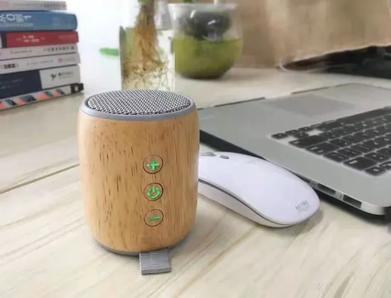2022 New Model Bamboo Wood Bluetooth Speaker